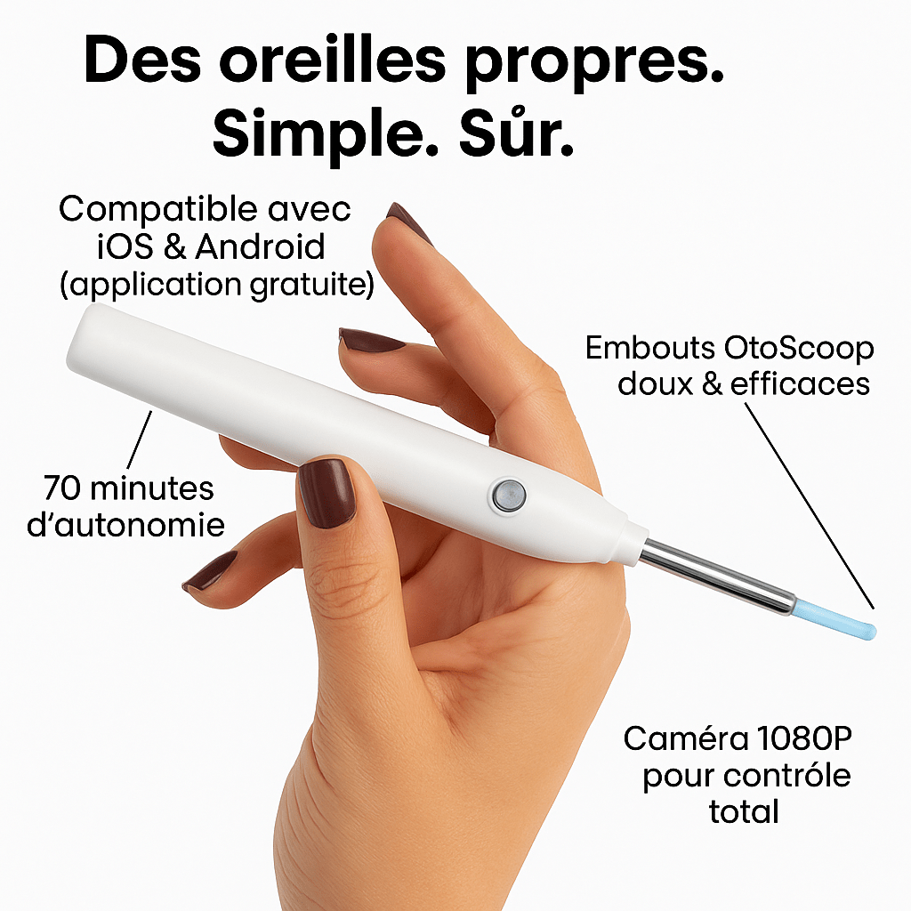 OtoZen - Nettoyeur d'oreilles intelligent - Made in Maison