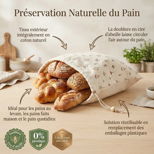 Sac de pain BIOLEVAIN - Made in Maison